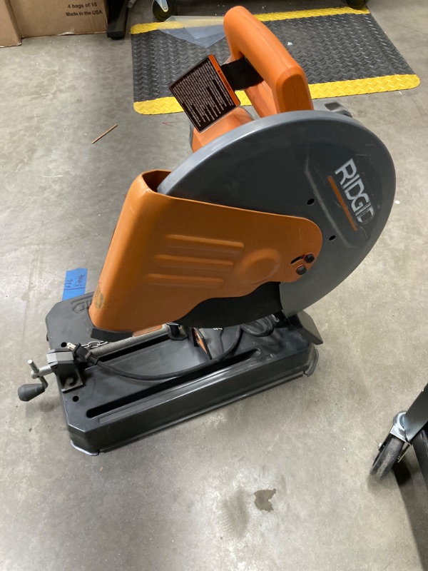 Photo 4 of 	RIDGID 14 in. Abrasive Cut Off Machine