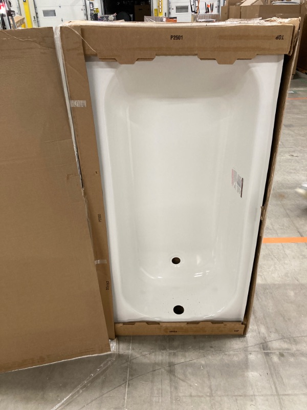 Photo 2 of Bootz Industries Aloha 60 in. x 30 in. Soaking Bathtub with Right Drain in White