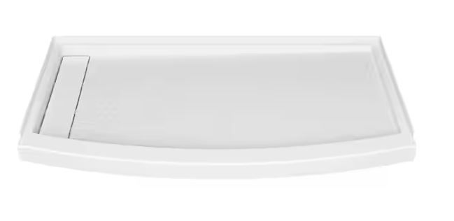 Photo 1 of American Standard
Ovation Curve 60 in. L x 30 in. W Alcove Shower Pan Base with Left Drain in Arctic White