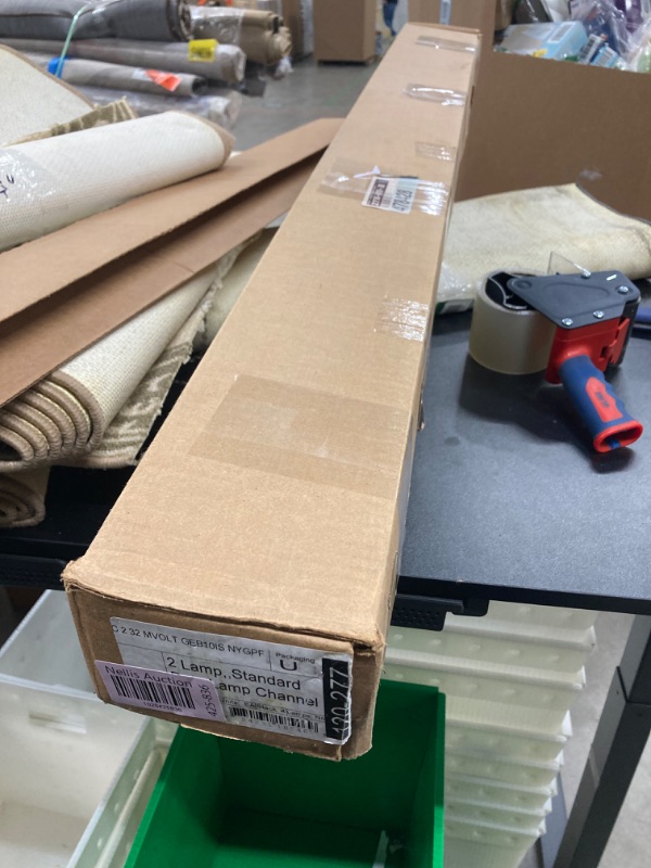 Photo 1 of 4 ft. T8 LED White Strip Light Fixture,