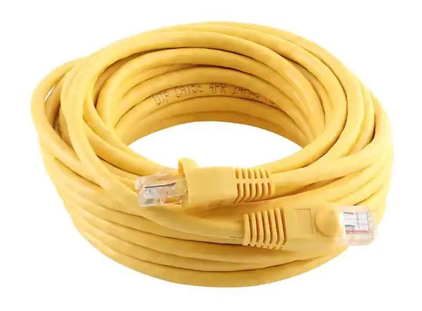 Photo 1 of 4 CABLES TOTAL
Commercial Electric
25 ft. CAT5E Ethernet Cable in Yellow