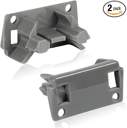 Photo 1 of [Upgraded] 2Pcs Dishwasher Rack Stop Clip W10195622, Upper Dishrack Slide Rail Rear Stop fit for Whirlpool/KitchenAid/Kenmore Dishwasher, Replaces AP4566222, PS11750071, 1872168
