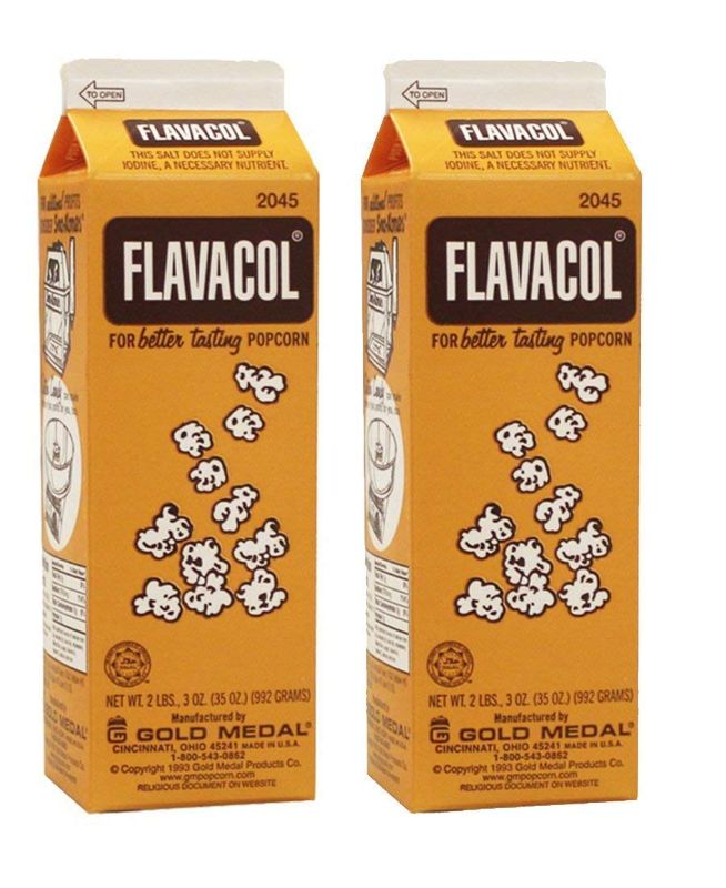 Photo 1 of PerfectwarePWFlavacol2CT Flavacol Popcorn Season Salt - 35oz - Pack of 2 Cartons https://a.co/d/5RMBgbe