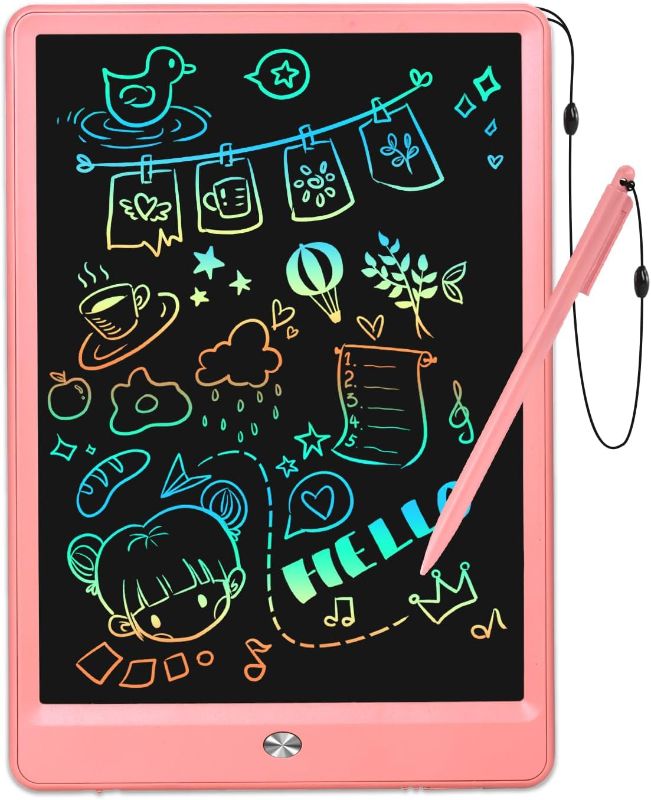 Photo 1 of EooCoo Drawing Board, 10 Inch LCD Writing Tablet, Electronic Drawing Tablet, Girl Birthday Gift, Kids Toys, Drawing Pad Girls Toys, Educational Toys for Ages 3-6, Toddler Travel Essential