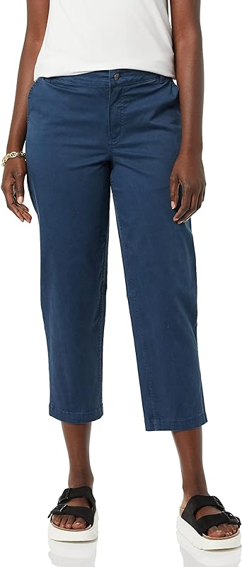 Photo 1 of Amazon Essentials Women's Stretch Chino Barrel Leg Ankle Pant (Previously Goodthreads)- XXL 