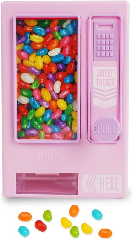 Photo 1 of Candy Dispenser, Cute Vending Machine for Desktop, Manual Candy Machine, Dispense Mini Candies, Birthday&Christmas Gift for Girls, Gift for Friends Girlfriends (Pink)