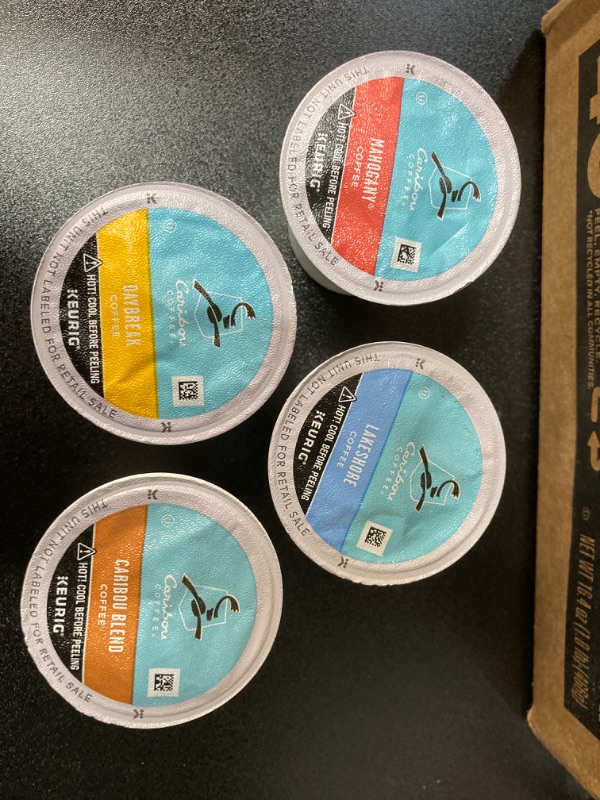 Photo 1 of Caribou Coffee Keurig K-Cup Variety Pack Medium Roast Coffee - 40ct