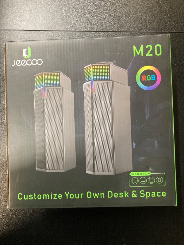 Photo 1 of Jeecoo M20 Computer Speakers for PC Desktop Monitor Bluetooth V5.3 PC