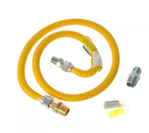 Photo 1 of 4 ft. Gas Range Connector Kit (106K BTU)