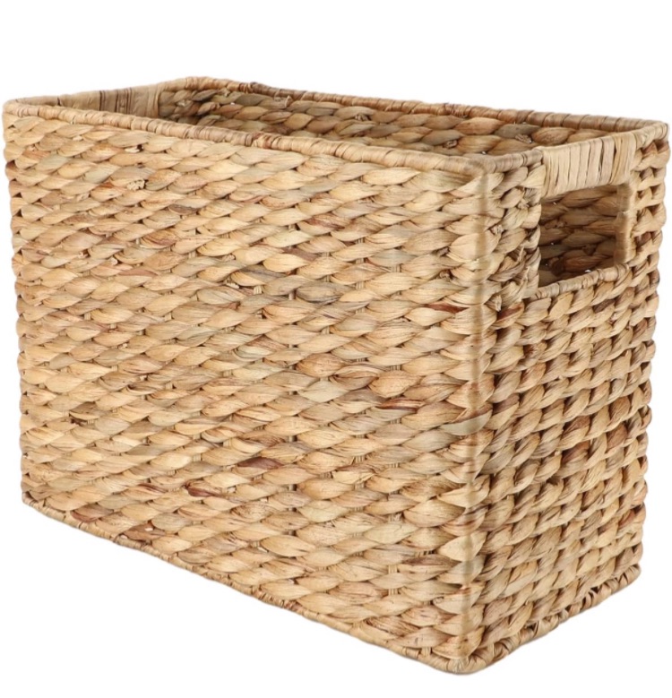 Photo 1 of ( PHOTO IS FOR REFERENCE )
Natural Water Hyacinth Storage Basket with Built-in Handles Stair Basket Magazine Basket Large Wicker Baskets for storage Home Organizing Laundry (Water Hyacinth)