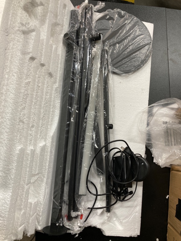 Photo 1 of Arch Floor Lamps for Living Room, 18W 1600LM Modern Standing Lamp with, Standing Corner Lamp with Stepless 3000K-6000K Color, 5.5Ft Tall Lamp for Reading
