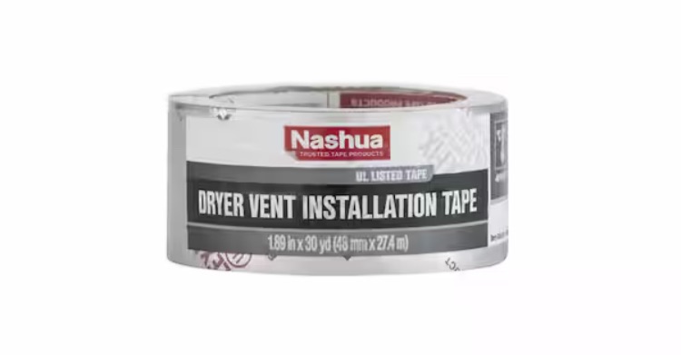 Photo 1 of 1.89 in. x 30 yd. Dryer Vent Installation Air Duct Accessory Duct Tape