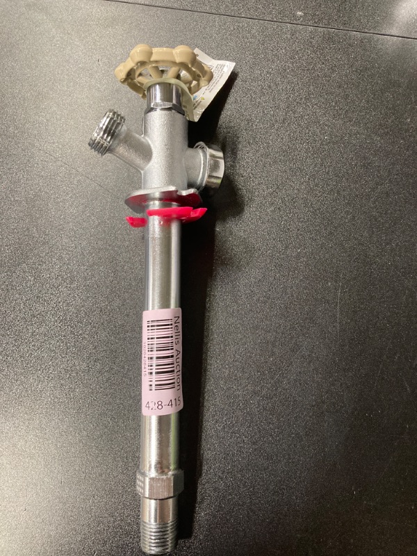 Photo 2 of 1/2 in. x 3/4 in. x 6 in. MPT/SWT x MHT Brass Anti-Siphon Frost Free Sillcock Valve with Multi-Turn Operation