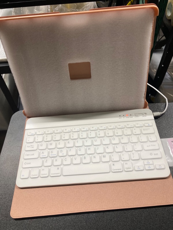 Photo 1 of COO Keyboard Case for Microsoft Surface Pro 8(2021 Release) 13 Inch, Wireless Detachable Keyboard, Multi-Angle Slim Lightweight Protective Cover Rose Gold for Surface Pro 9 (2022)/Pro 8/Pro X