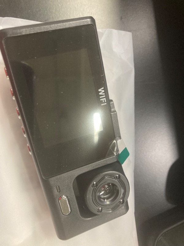 Photo 1 of 3 Channel Dash Cam Front and Rear Inside Full HD Triple Dash Camera 2.0 inch IPS Screen, 170 Wide Angle, Night Vision, Loop Recording, Parking Recording