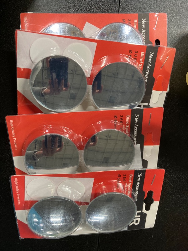 Photo 1 of QIIYCCE Blind Spot Car Mirror(4)