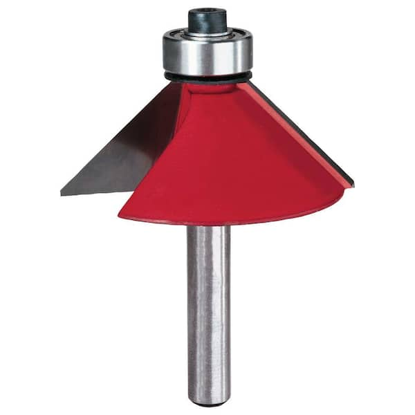 Photo 1 of 1/4 in. Chamfer 45-Degree Router Bit (1-Piece)