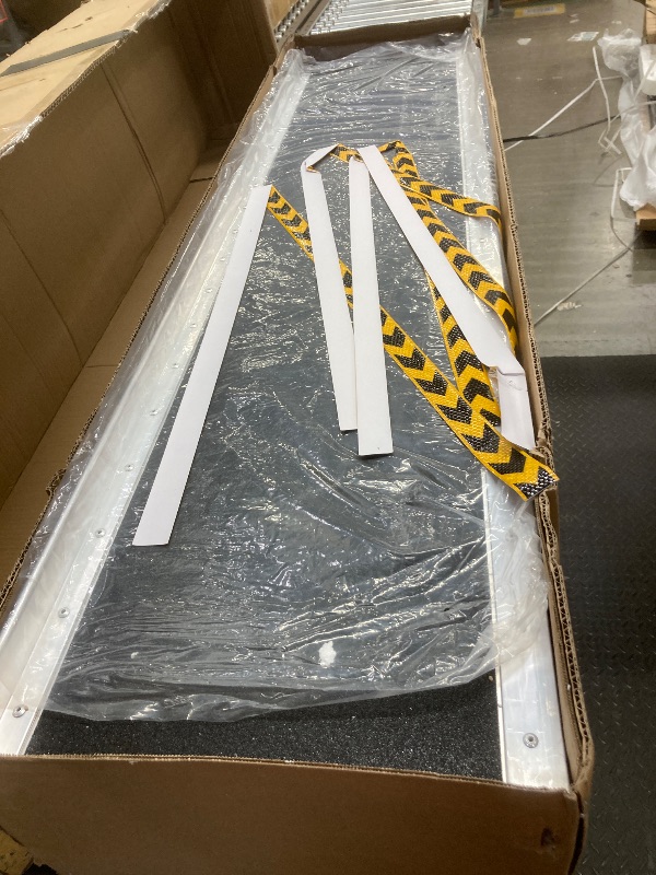 Photo 1 of VNN Portable Wheelchair Ramp 4FT, Non-Slip Aluminum Folding Handicap Ramp, Door Threshold Wheelchair Ramps for Home, Wheel Chair Ramp for Home Steps, Scooter Ramp, Doorways