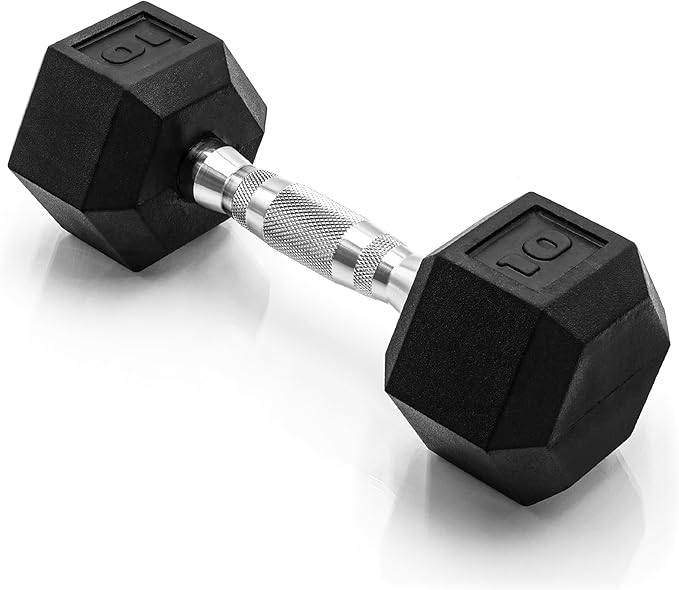 Photo 1 of CAP Barbell 50lb Coated Hex Dumbbells, 10