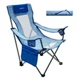 Photo 1 of #WEJOY Folding Beach Chair High Back Camping Chairs Portable Outdoor Lawn Chairs Support up to 265lbs Blue