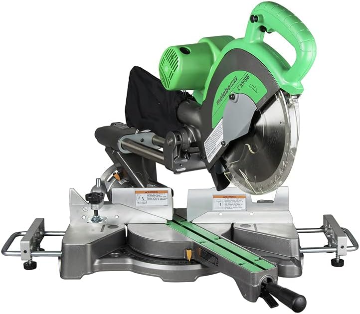 Photo 1 of ***DOES NOT RUN/PARTS ONLY***Metabo HPT 10-Inch Sliding Compound Miter Saw, Double-Bevel, Electronic Speed Control, 12 Amp Motor, Electric Brake, 5-Year Warranty (C10FSBS)
