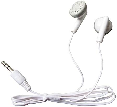 Photo 1 of 2 White/Gray 3.5mm in Ear Earbuds/Headphones/Earphones Great for Schools, Libraries, Hospitals, Kids etc.
