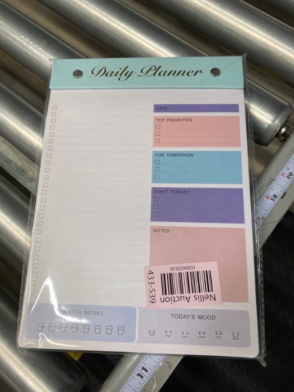 Photo 3 of Brand: ALKALO
4.8 4.8 out of 5 stars 70
To Do List Pad, Undated Daily Planner Notepad with 80 Sheets, 7" X 10" Tear Off Task Planning Pad with Checklist, To Do List Notepad for Work Office Home