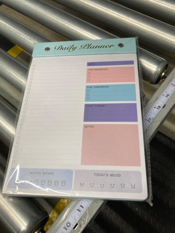 Photo 2 of Brand: ALKALO
4.8 4.8 out of 5 stars 70
To Do List Pad, Undated Daily Planner Notepad with 80 Sheets, 7" X 10" Tear Off Task Planning Pad with Checklist, To Do List Notepad for Work Office Home