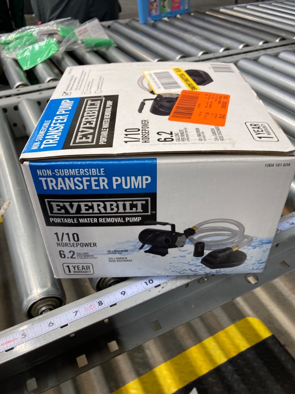 Photo 3 of 1/10 hp Transfer Pump