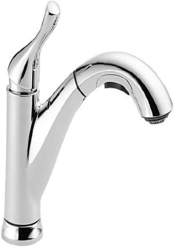 Photo 1 of Brand: DELTA FAUCET
4.3 4.3 out of 5 stars 26
Delta Faucet Grant Single-Handle Kitchen Sink Faucet with Pull Out Sprayer, Chrome 16953-DST