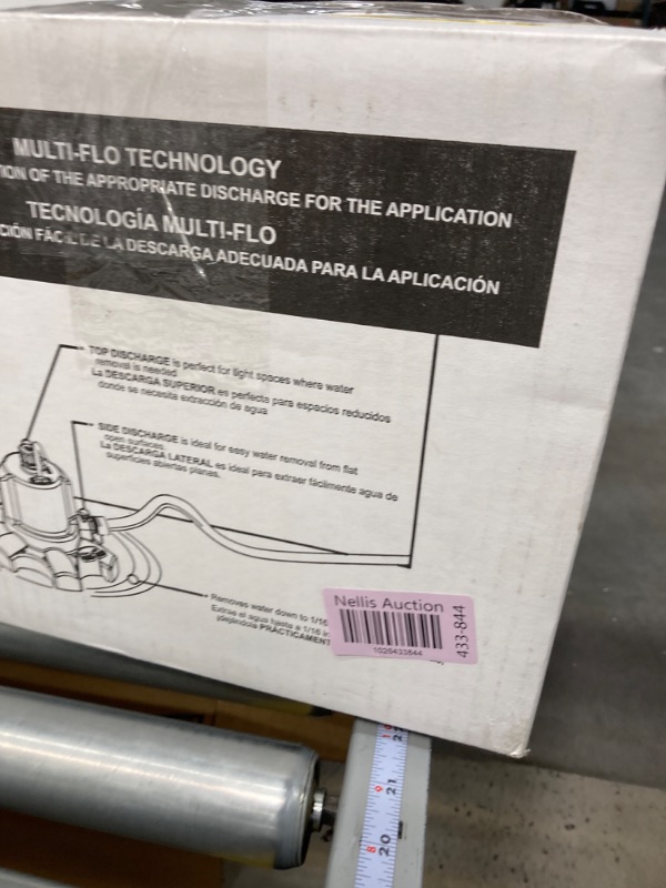 Photo 3 of 0.16 hp. WaterBUG Submersible Utility Pump with Multi-Flo Technology