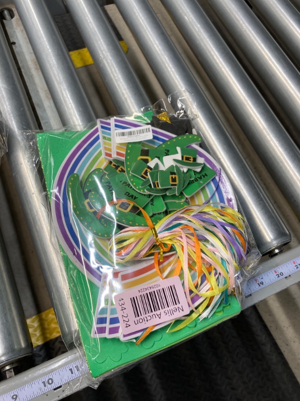 Photo 1 of 12 Sets St Patrick Day Rainbow Craft Kits Saint Patricks Day Crafts Kits DIY Irish Lucky Shamrock Foam Stickers Black Cauldron Craft Art Kit for Classroom Home Activity Art Project