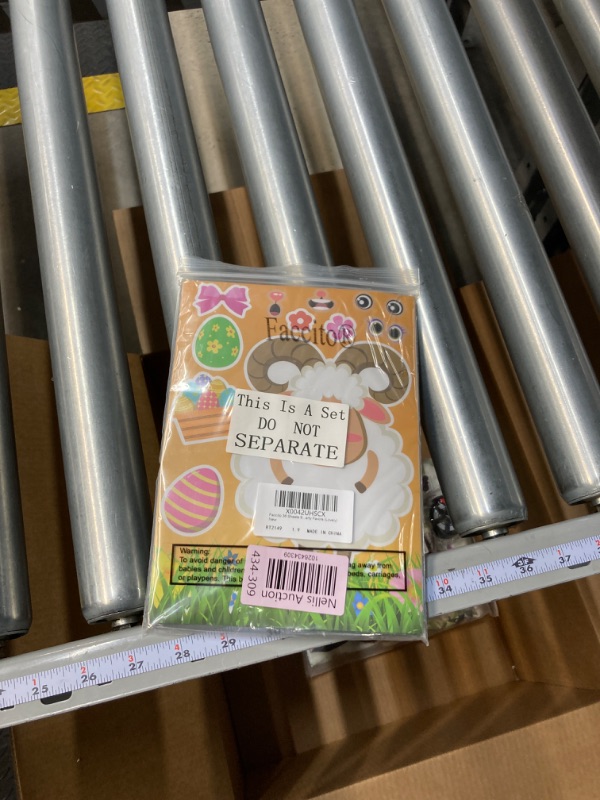 Photo 1 of 36 Sheets Make a Easter Sticker Craft for Kids DIY Easter Egg Stickers Spring Easter Crafts Stickers Easter Chick Sheep Stickers for Boy Girl Easter Party Games Classroom Activities(Lovely)