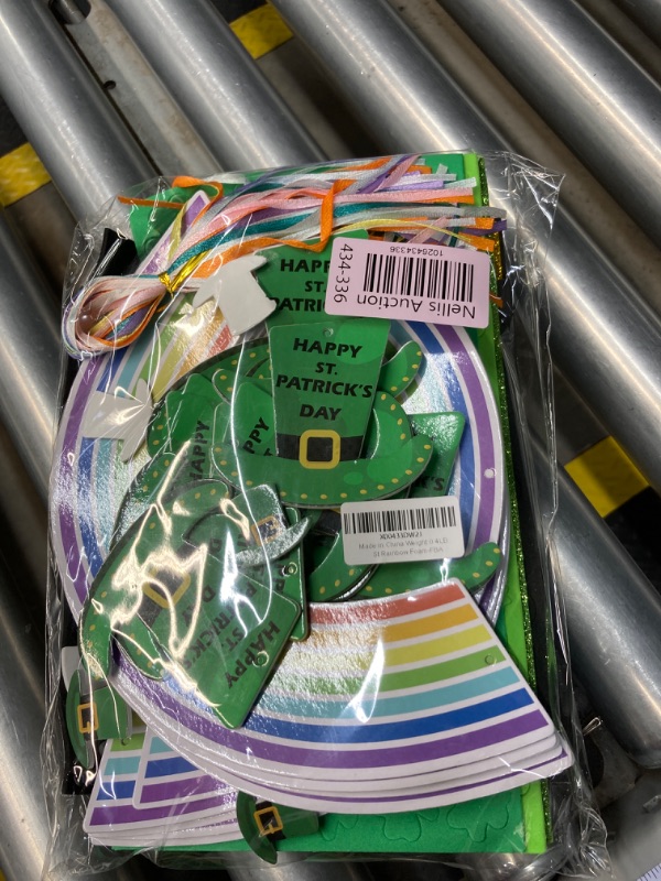 Photo 2 of 12 Sets St Patrick Day Rainbow Craft Kits Saint Patricks Day Crafts Kits DIY Irish Lucky Shamrock Foam Stickers Black Cauldron Craft Art Kit for Classroom Home Activity Art Project