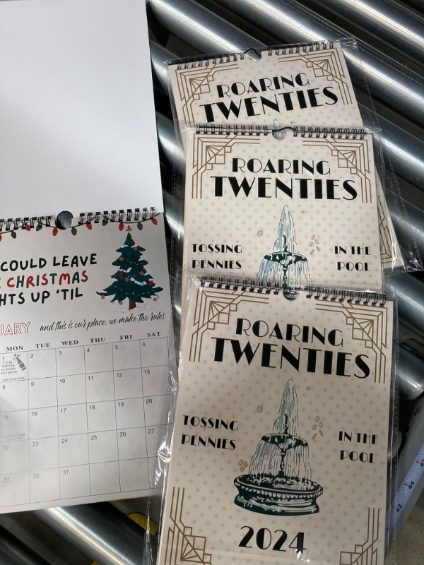 Photo 1 of 2024 Roaring Twenties Calendar Wall Calendar, 2024 Lyric Calendar TS Roaring Twenties Taylor Calendar, 2024 TS Lyrics Calendar, 12 Monthly Calendar Planner, Music Lover Gifts,(Aimeryup-1220) 4 PACK