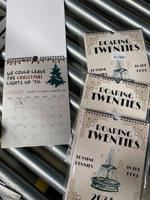 Photo 3 of 2024 Roaring Twenties Calendar Wall Calendar, 2024 Lyric Calendar TS Roaring Twenties Taylor Calendar, 2024 TS Lyrics Calendar, 12 Monthly Calendar Planner, Music Lover Gifts,(Aimeryup-1220) 4 PACK 00000000000000000