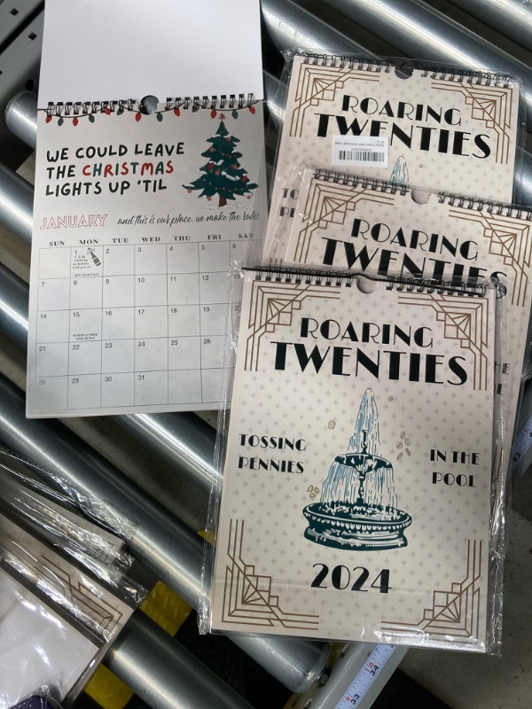 Photo 3 of 2024 Roaring Twenties Calendar Wall Calendar, 2024 Lyric Calendar TS Roaring Twenties Taylor Calendar, 2024 TS Lyrics Calendar, 12 Monthly Calendar Planner, Music Lover Gifts,(Aimeryup-1220) 4 PACK 