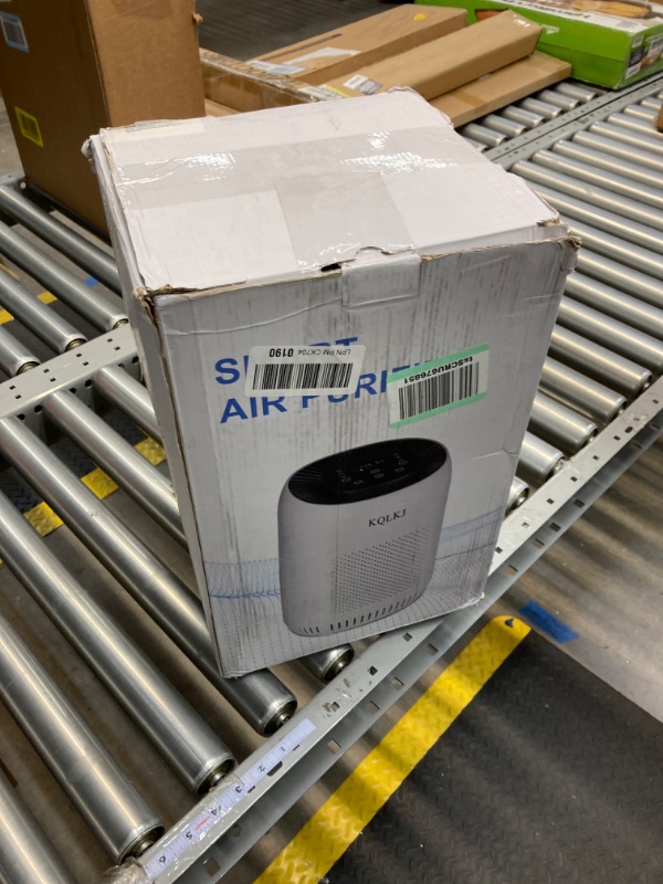 Photo 5 of Air Purifiers for Home Room Up to 1076ft², Air Cleaner for 99.99% of Odor, Pollen, Smoke, Dust, Dander, Air Quality, Temperature & Humidity Display, Timer, AUTO Mode, Sleep Mode White