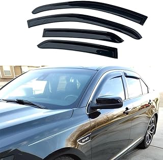 Photo 1 of 94194 Sunproof Waterproof Side Window Wind Deflector, 4pcs Protective Replacements Rain Guards Set, Window Visor 
