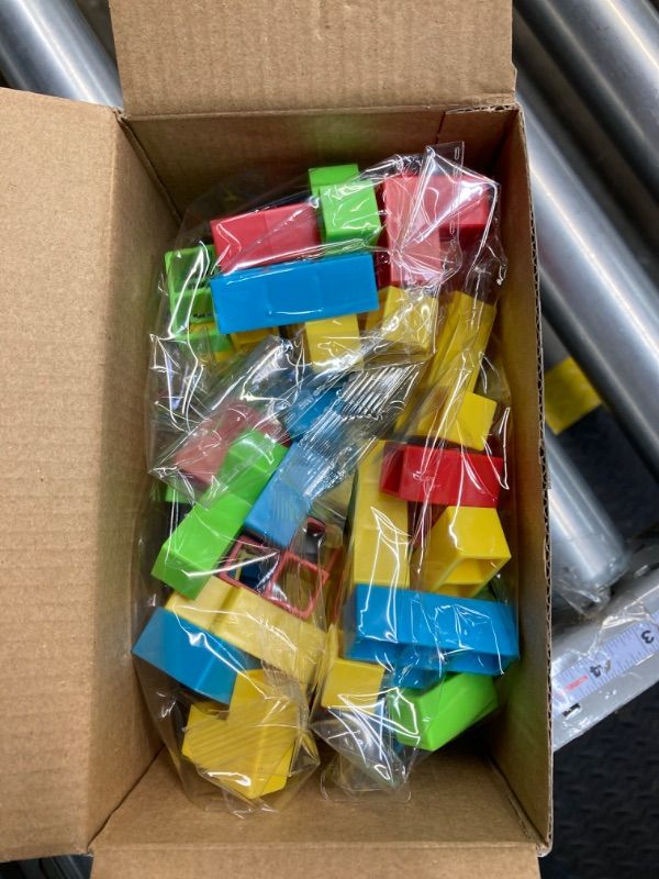 Photo 2 of Tetra Tower Game-48 PCS Stacking Building Block Game,Family Board Game for Kids & Adults?Tetris Tower Game?Perfect for Family Games, Parties?Travel 48 PCS+22 Card