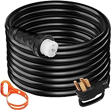 Photo 1 of Vevor 15Ft 600V Generator Extension Twist Lock Connectors : Patio, Lawn & Garden