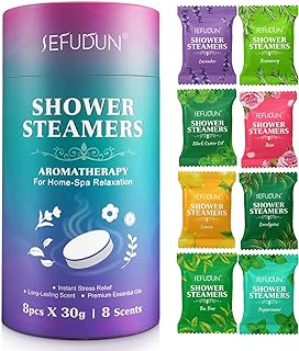 Photo 1 of *** Bundle x 3 *** Shower Steamers Aromatherapy,8 Pack Shower Bombs with Essential Oils Relaxation Gifts for Women and Men, Self Care Christmas Birthday Valentines Day Gifts