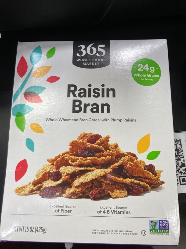 Photo 2 of 365 by Whole Foods Market, Raisin Bran Cereal, 15 Ounce