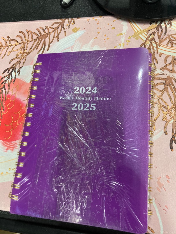 Photo 2 of 2 pc bundle! Ymumuda 2024-2025 Planner, 12 Months, JUL.2024 to JUN.2025, 8.4"×6", 2024-2025 Weekly Monthly Planner with Spiral Bound, Waterproof Hardcover & Coated Tabs, Purple