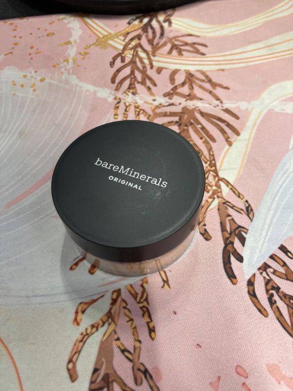 Photo 2 of bareMinerals Original Loose Powder Foundation SPF 15, Lightweight Mineral Loose Powder Foundation Makeup, Buildable Coverage, Talc Free, Vegan Medium Beige 12 0.28 Ounce (Pack of 1)