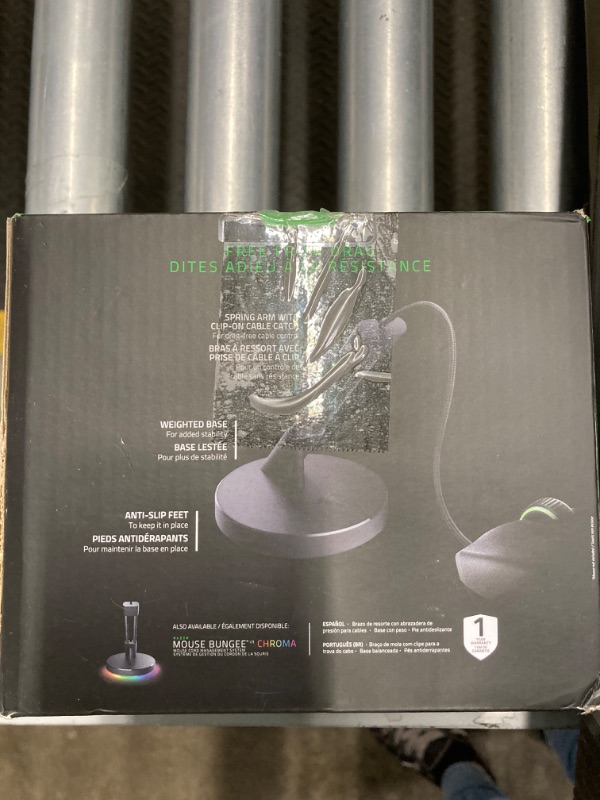 Photo 1 of 
Razer Gaming Mouse Bungee V3: Drag-Free Wired Mouse Support - for Esports-Level Performance - Weighted Base - Anti-Slip Feet - Classic Black