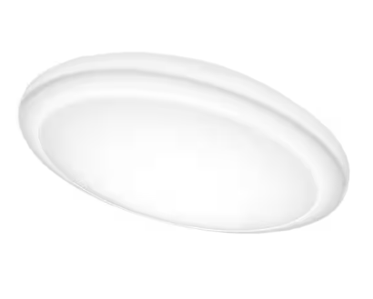 Photo 1 of 20 in. Low Profile LED Flush Mount Round Ceiling Light 2400 Lumens 3000K 4000K 5000K Dimmable Bedroom Lighting