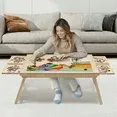 Photo 1 of 1500 Piece Puzzle Board with Folding Legs and 4 Sliding Drawers,34" x 26" Wooden Jigsaw Puzzle Table,Wood Puzzle Tray for Adults and Kids
