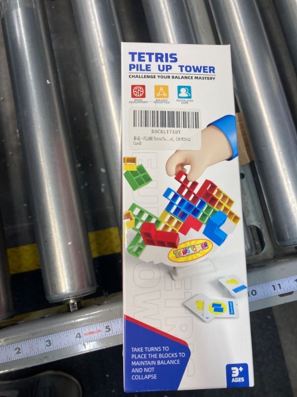 Photo 1 of Tetra Tower Game-16 PCS Tetra Tower Stacking Game,Family Board Game, Balance Stacking Block Game Great for Family, Parties, Travel, (16 PCS+22 Card)