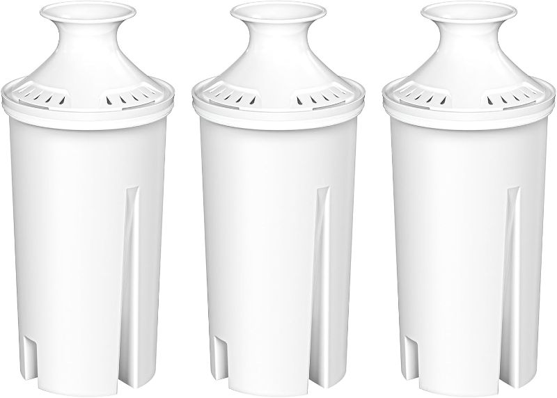 Photo 1 of 3-Pack Standard Water Filter Replacements for Brita® Water Pitchers and Dispensers, NSF Certified to Reduce Chlorine and Bad Taste, BPA free